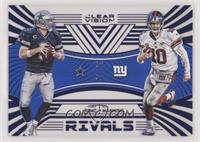 Tony Romo, Eli Manning #/99