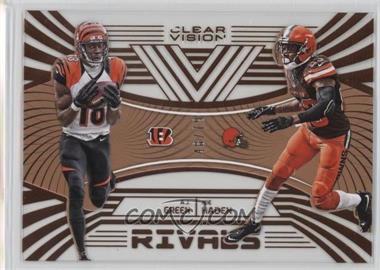 2016 Panini Clear Vision - Clear Rivals - Bronze #12 - A.J. Green, Joe Haden /79