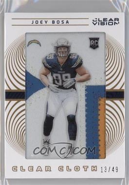 2016 Panini Clear Vision - Rookie Clear Cloth - Jerseys Prime #39 - Joey Bosa /49