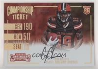 Rookie Ticket RPS Variation - Corey Coleman [Noted] #/25