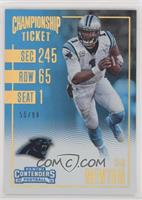 Season Ticket - Cam Newton #/99
