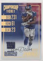 Season Ticket - Rashad Jennings #/99