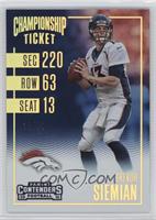 Season Ticket - Trevor Siemian #/99