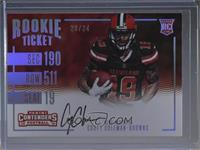 Rookie Ticket RPS Variation - Corey Coleman #/24