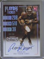 Rookie Ticket RPS - Paul Perkins #/99