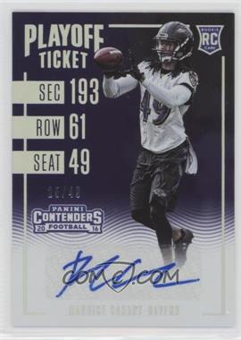 2016 Panini Contenders - [Base] - Playoff Ticket #187 - Rookie Ticket - Maurice Canady /49