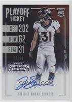 Rookie Ticket - Justin Simmons #/99
