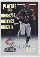 Season Ticket - Alshon Jeffery #/249