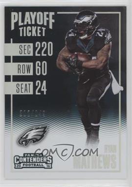 2016 Panini Contenders - [Base] - Playoff Ticket #8 - Season Ticket - Ryan Mathews /249