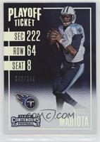 Season Ticket - Marcus Mariota #/249