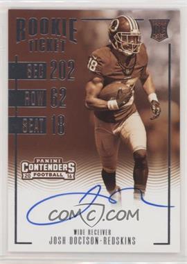 2016 Panini Contenders - [Base] - Sepia #327 - SSP - Rookie Ticket RPS - Josh Doctson