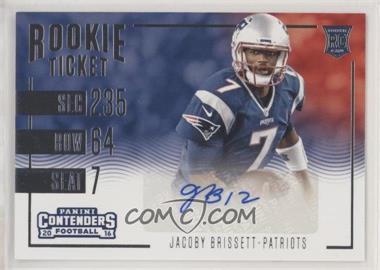 2016 Panini Contenders - [Base] #258 - Rookie Ticket - Jacoby Brissett
