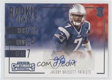 2016 Panini Contenders - [Base] #258 - Rookie Ticket - Jacoby Brissett