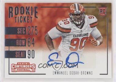 2016 Panini Contenders - [Base] #263 - Rookie Ticket - Emmanuel Ogbah