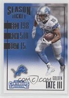 Season Ticket - Golden Tate III