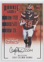 Rookie Ticket RPS - Corey Coleman