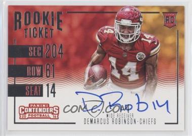 2016 Panini Contenders - [Base] #377 - Rookie Ticket RPS Variation - Demarcus Robinson