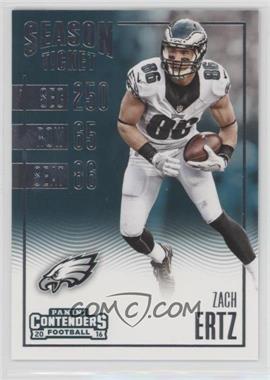 2016 Panini Contenders - [Base] #7 - Season Ticket - Zach Ertz