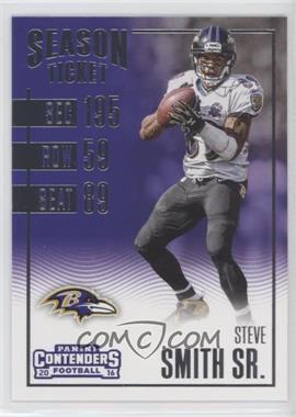 2016 Panini Contenders - [Base] #79 - Season Ticket - Steve Smith Sr.