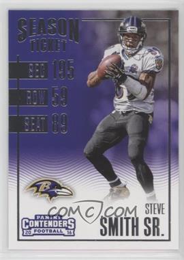 2016 Panini Contenders - [Base] #79 - Season Ticket - Steve Smith Sr.