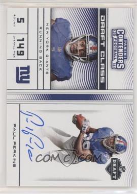 2016 Panini Contenders - Draft Class RPS Autographs #17 - Paul Perkins