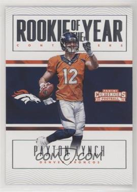 2016 Panini Contenders - Rookie of the Year Contenders #20 - Paxton Lynch