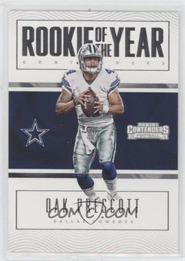 2016 Panini Contenders - Rookie of the Year Contenders #22 - Dak Prescott