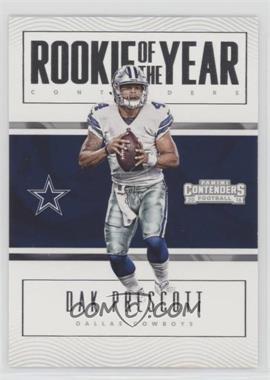 2016 Panini Contenders - Rookie of the Year Contenders #22 - Dak Prescott