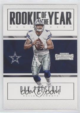 2016 Panini Contenders - Rookie of the Year Contenders #22 - Dak Prescott