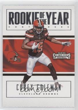 2016 Panini Contenders - Rookie of the Year Contenders #3 - Corey Coleman