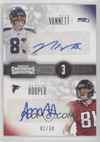 Nick Vannett, Austin Hooper #/30