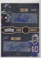 Alex Collins, Jonathan Williams #/5