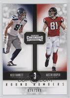 Nick Vannett, Austin Hooper #/199