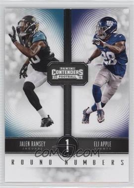 2016 Panini Contenders - Round Numbers #6 - Eli Apple, Jalen Ramsey