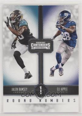 2016 Panini Contenders - Round Numbers #6 - Eli Apple, Jalen Ramsey