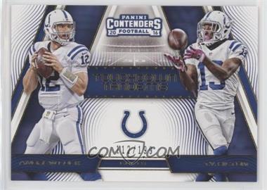 2016 Panini Contenders - Touchdown Tandems - Gold #3 - Andrew Luck, T.Y. Hilton /199