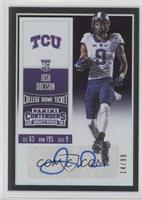 College Ticket - Josh Doctson (White Jersey) #/99