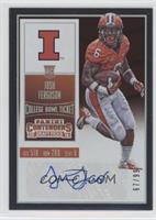 College Ticket Variation - Josh Ferguson (Orange Jersey) #/99