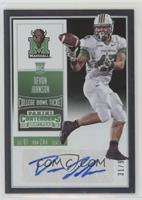 College Ticket Variation - Devon Johnson (White Jersey) #/99