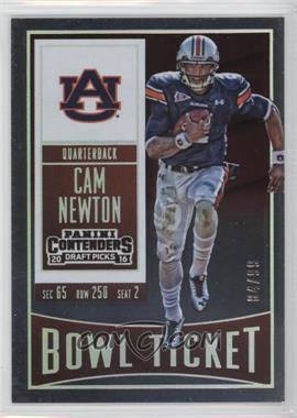 2016 Panini Contenders Draft Picks - [Base] - Bowl Ticket #17 - Cam Newton /99