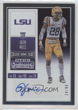 2016 Panini Contenders Draft Picks - [Base] - Bowl Ticket #214 - College Ticket - Jalen Mills /99