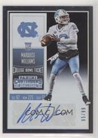 College Ticket - Marquise Williams #/99