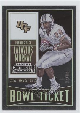 2016 Panini Contenders Draft Picks - [Base] - Bowl Ticket #64 - Latavius Murray /99