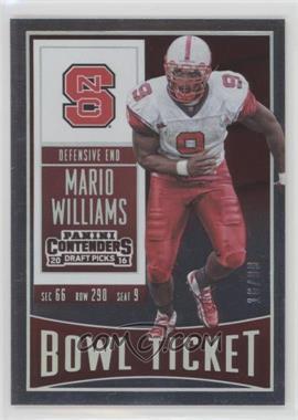 2016 Panini Contenders Draft Picks - [Base] - Bowl Ticket #69 - Mario Williams /99