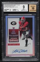 College Ticket - Keith Marshall [BGS 9 MINT] #/1