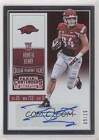 College Ticket - Hunter Henry (Base) #/15