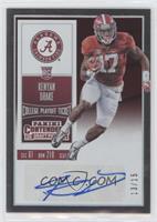 College Ticket - Kenyan Drake (Left Foot Forward) #/15