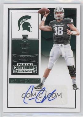 2016 Panini Contenders Draft Picks - [Base] #103.1 - College Ticket - Connor Cook (Green Jersey)