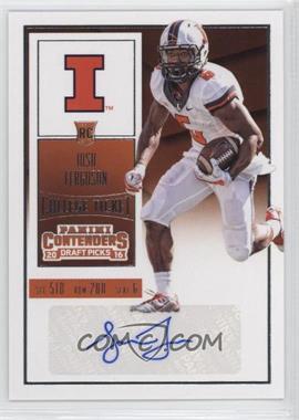 2016 Panini Contenders Draft Picks - [Base] #139.1 - College Ticket - Josh Ferguson (White Jersey)