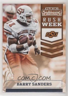 2016 Panini Contenders Draft Picks - Rush Week #18 - Barry Sanders